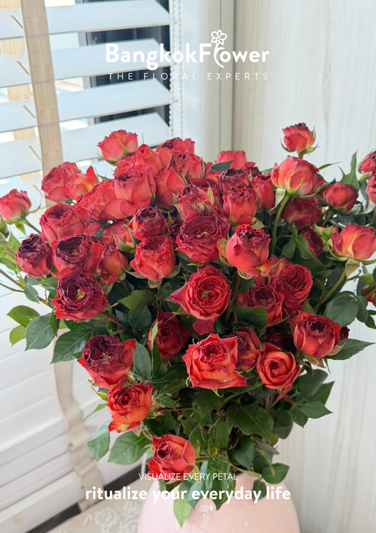 Spray Rose Red Velvet