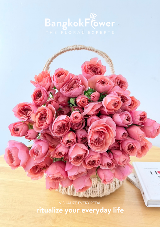 Spray Rose Coral Pink
