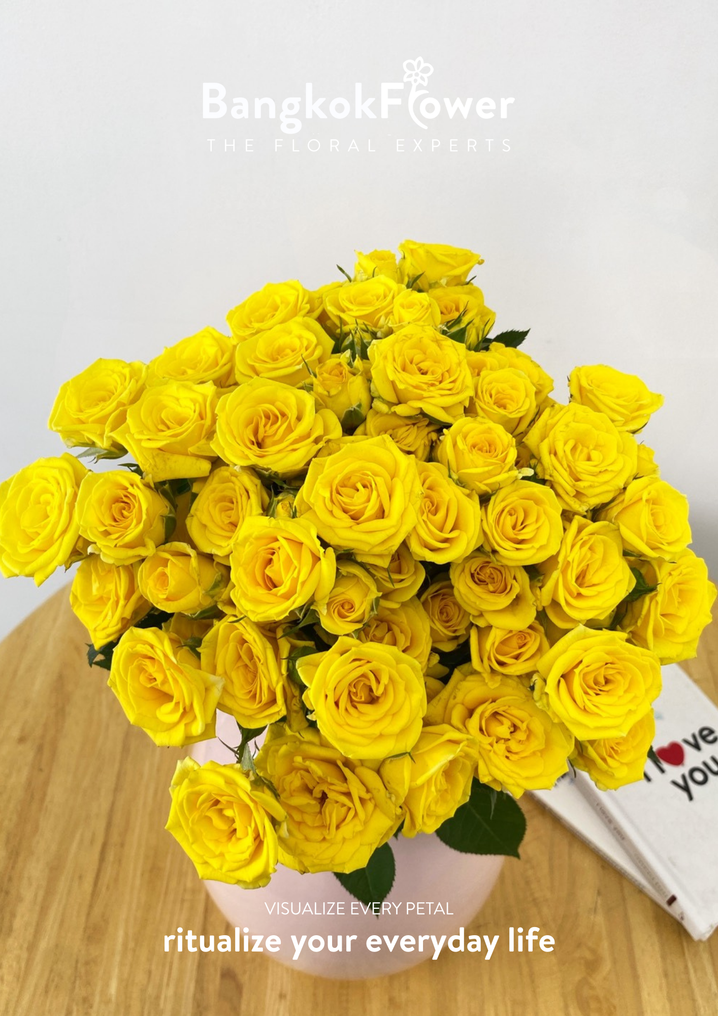 สเปรย์กุหลาบสีเหลือง
