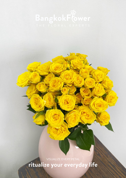 สเปรย์กุหลาบสีเหลือง