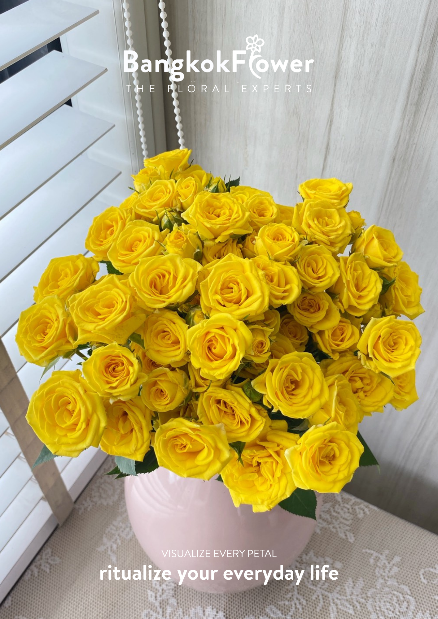 สเปรย์กุหลาบสีเหลือง