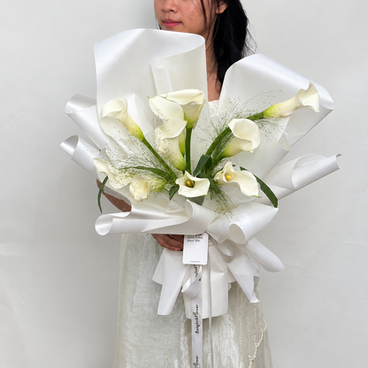 White Calla Lily Bouquet