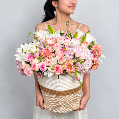 Blush Paradise Basket