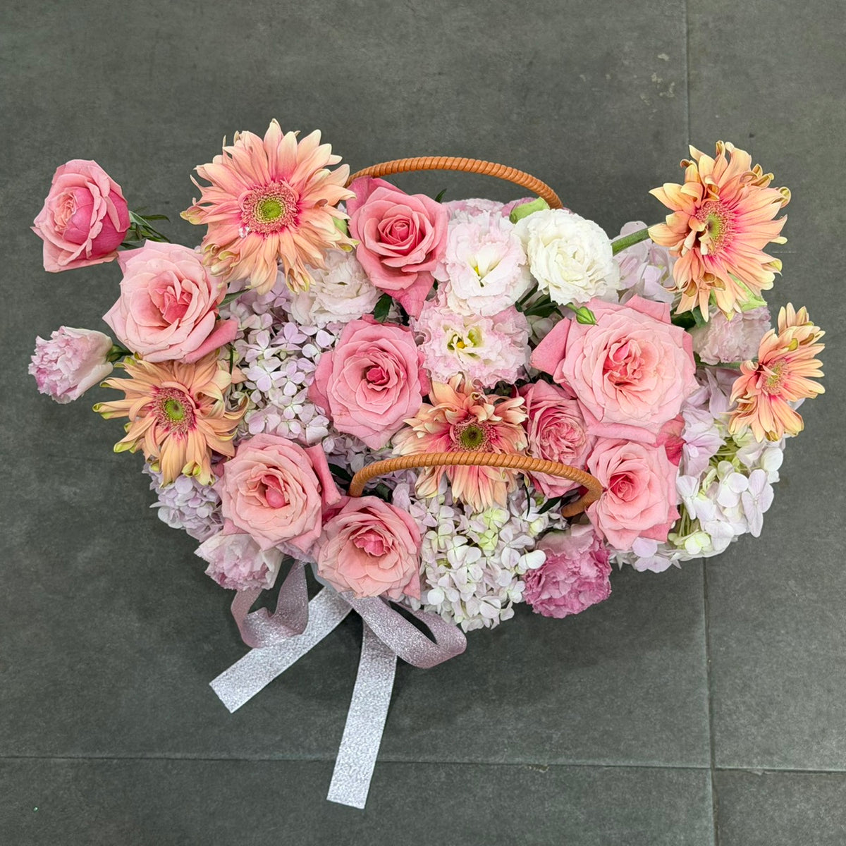 Blushing Garden Basket