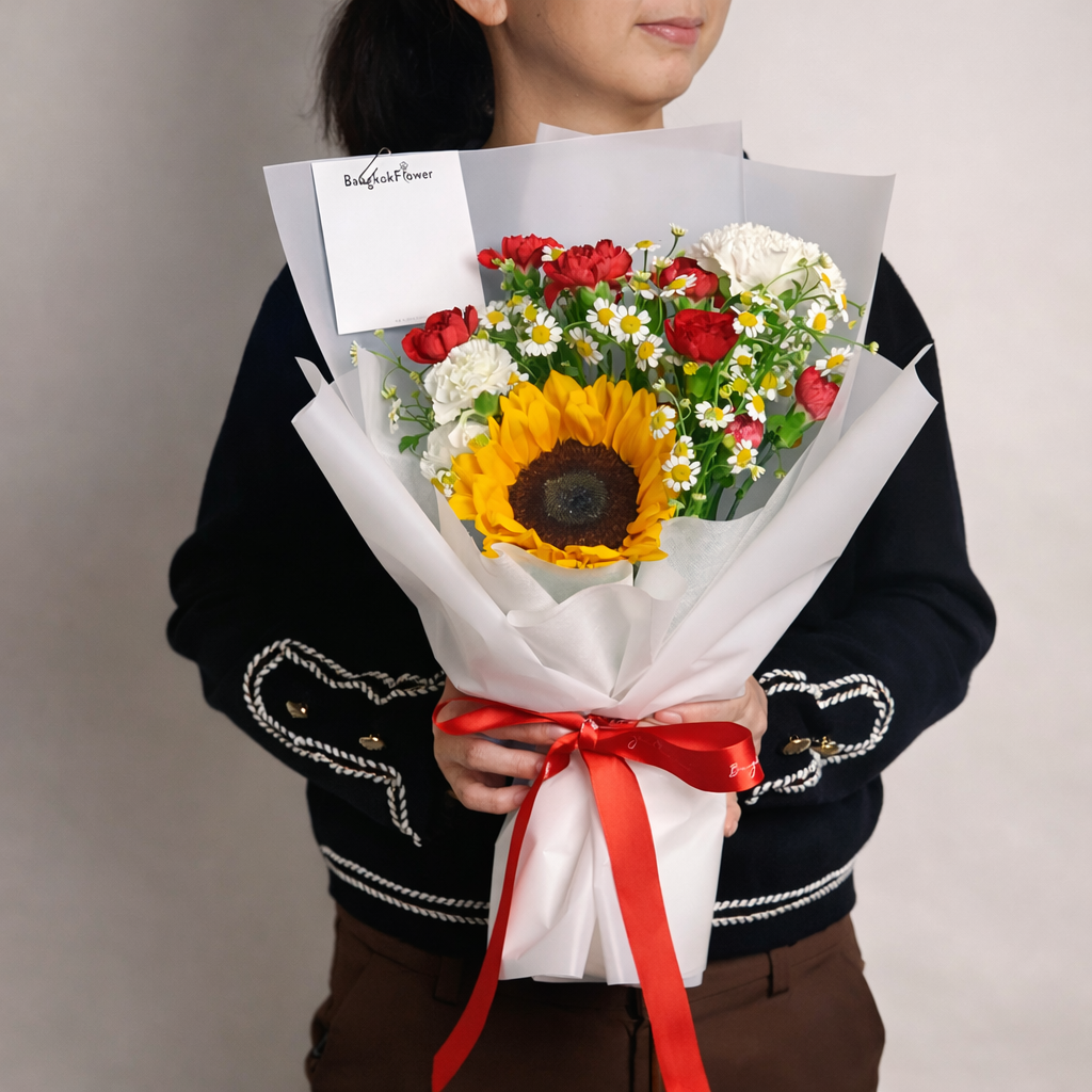 Sunshine & Scarlet Bouquet