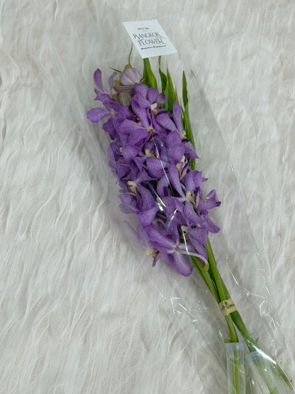 Purple Mokara Orchid Bouquet