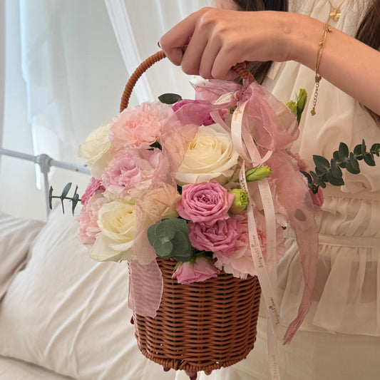 Soft Love Blossom Basket