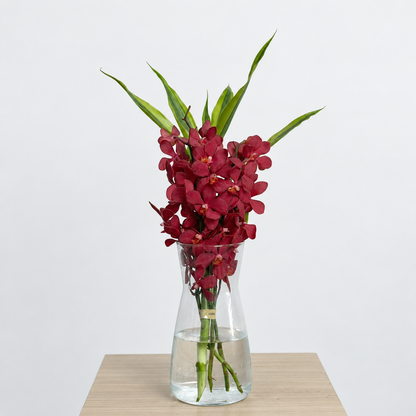 Red Mokara Orchid Bouquet