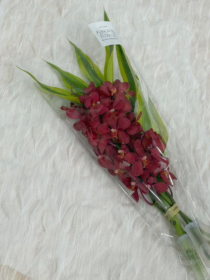 Red Mokara Orchid Bouquet