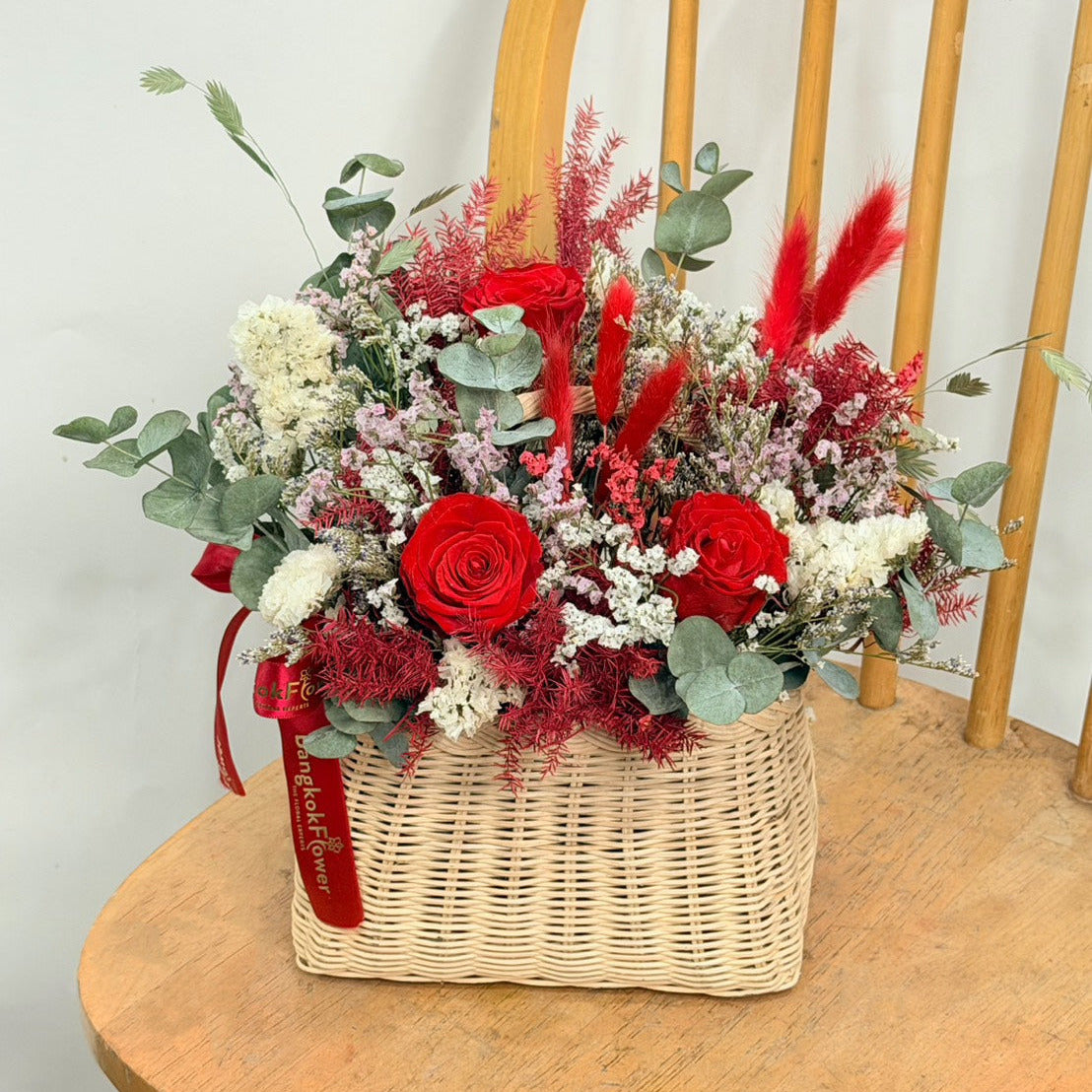 Dried flower Basket 01