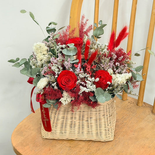 Dried flower Basket 01